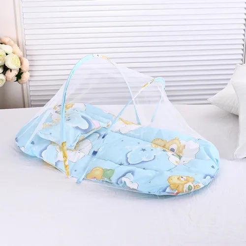 Foldable Newborn Baby Crib – Portable, Pressure-Resistant, Bionic Travel Bed
