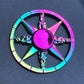 Rainbow Metal Fidget Spinner – High-Speed Stress Relief Toy