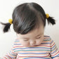 10-Piece Baby Hair Band Set – Cartoon Dot Bows & Flower Rubber Bands for Kids