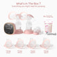 Double Electric Breast Pump – 4 Modes, 9 Levels, 4 Flange Sizes & 10 Storage Bags