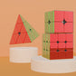 Speed Plating Magnetic Cube Set – 2x2, 3x3, Pyramid Stickerless