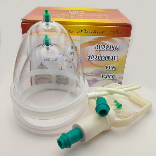 Double Suction Cupping Breast and Buttocks Pump for Lifting and Enhancement