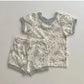 Korean Baby Outfit – 0-1Y Floral Knit Cotton 2-Piece Set