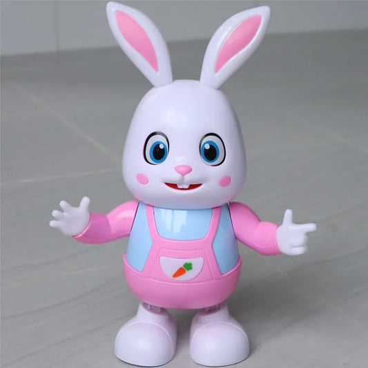 Dancing Robot Bunny – Musical LED Electric Pet Toy for Kids