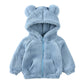 Winter Baby Hoodie – 1-3Y Zipper Jacket with Cute Ear Design