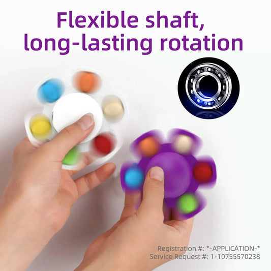 3-in-1 Flip Octopus Fidget – Spinner, Pop It & Face-Changing Sensory Toy