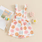 Kids' Overalls – 0-6Y Sleeveless Denim Jumpsuit with Prints