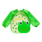 Yellow EVA Waterproof Long-Sleeve Baby Bib