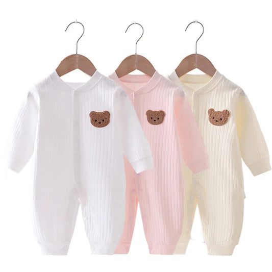 Bear Newborn Romper – Cotton One-Piece Jumpsuit for Babies & Toddlers