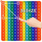 9x9 Multiplication Pop It – Educational Math Fidget Toy for Kids