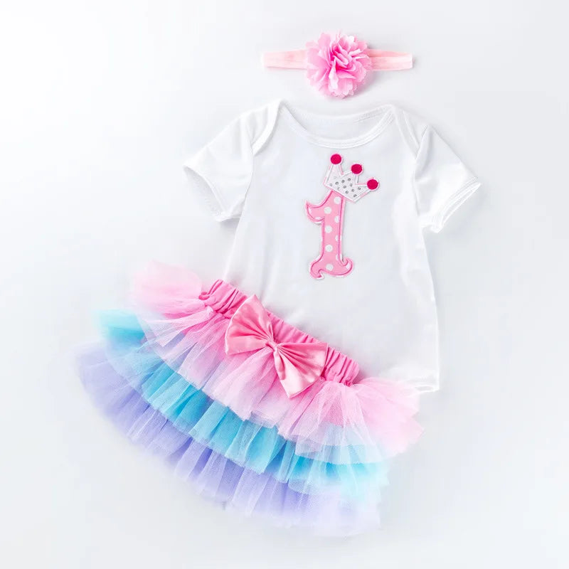Baby Girl Summer Outfit – Short Sleeve Top & Skirt 2-Piece Set