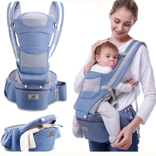 Baby Carrier Waist Stool – Ergonomic Hipseat with Storage Bag and Sling