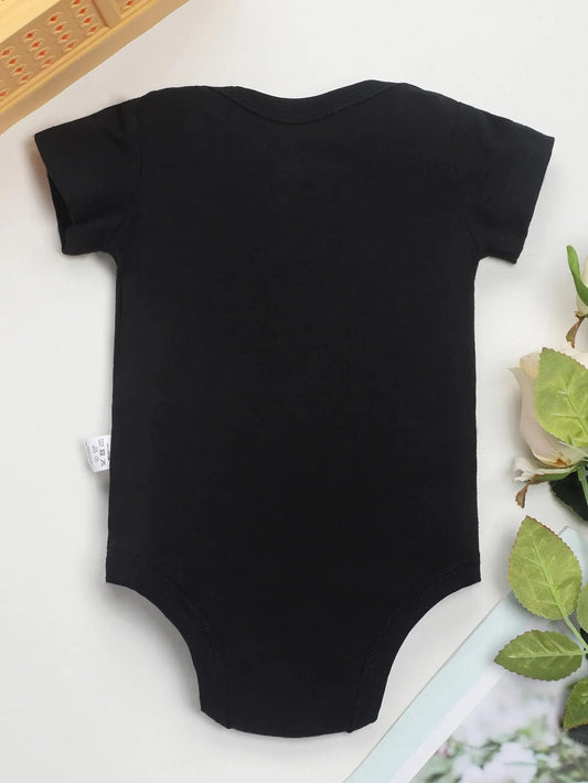 Cute Baby Jumpsuit – Cartoon Giraffe Print Summer Onesie for Boys & Girls