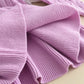 Winter Girls' Knitted Sweater Dress – Long Sleeve Ruffle Princess Outfit
