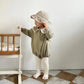 Baby Long Sleeve Bodysuit – Loose Cotton Jumpsuit for Boys & Girls (0-24M)