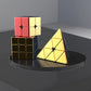 Speed Plating Magnetic Cube Set – 2x2, 3x3, Pyramid Stickerless