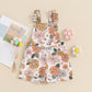 Kids' Overalls – 0-6Y Sleeveless Denim Jumpsuit with Prints