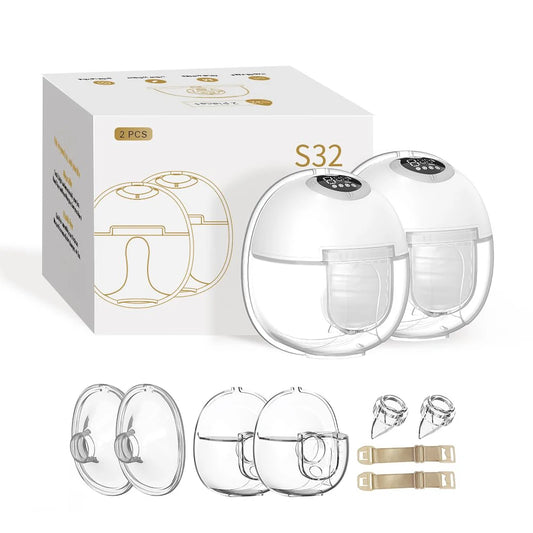 S32 Wearable Wireless Breast Pump, Electric, Hands-Free, BPA-Free