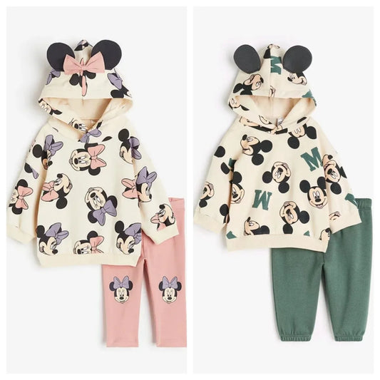 Kids' Mickey Hoodie & Pants Set – 2-Piece Casual Outfit