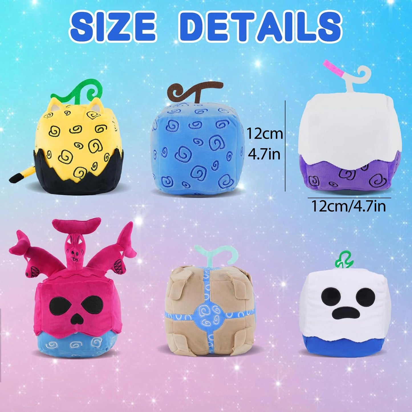 15cm Blox Fruits Plush – Soft Stuffed Game-Inspired Toy for Kids & Collectors