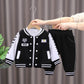 Baby Boy Outfit – Cartoon Tiger Baseball Jacket & Pants Set (1-5Y)