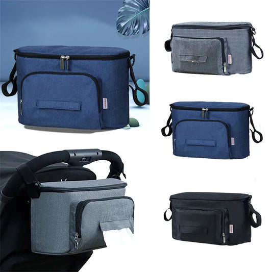 Baby Stroller Organizer – Large Capacity Diaper Bag for Travel & Storage