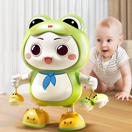 Cute Rabbit Electronic Pet – Musical Light-Up Walking Toy for Kids 3+