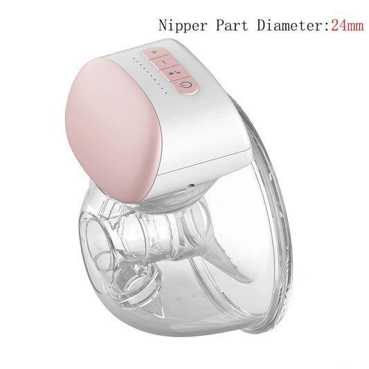 Portable Wearable Electric Breast Pump Hands-Free 8oz/240ml BPA-Free 3 Modes 10 Suction Levels