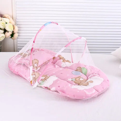 Foldable Newborn Baby Crib – Portable, Pressure-Resistant, Bionic Travel Bed
