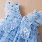 Girls' Summer Dress – Butterfly Wings Floral Tutu Princess Outfit