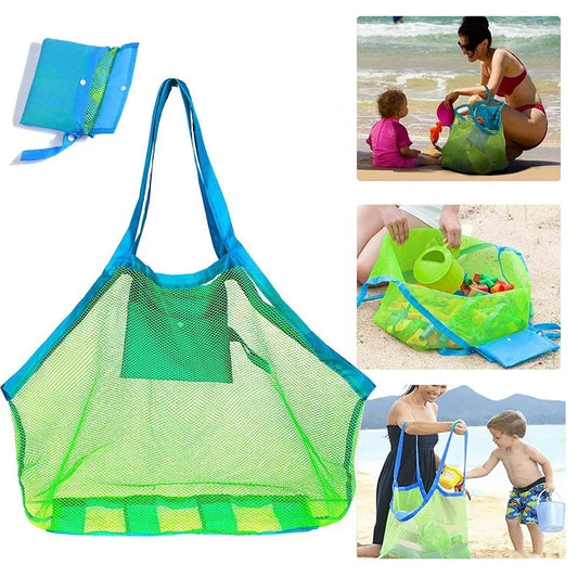 Portable Mesh Bag – Kids' Bath & Beach Toy Storage