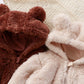 Winter Baby Clothes Cute Cartoon Bear Baby Rompers Pajamas