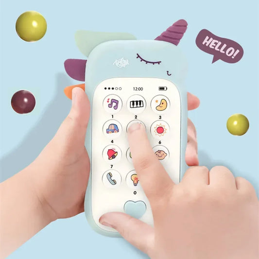Baby Phone Toy – Musical Sound & Teething Early Education Toy for 0-12 Months