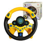Kids' Steering Wheel Toy – Montessori Electric Musical Light-Up Copilot Toy