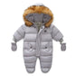 Winter Baby Jumpsuit – Warm Hooded Velvet Snowsuit