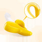 Banana-Shaped Baby Teether – Silicone Training Toothbrush, BPA-Free Chew Ring for Teething Relief