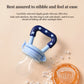 3PCS Newborn Food Feeder – Silicone Pacifier & Spoon for Baby Feeding