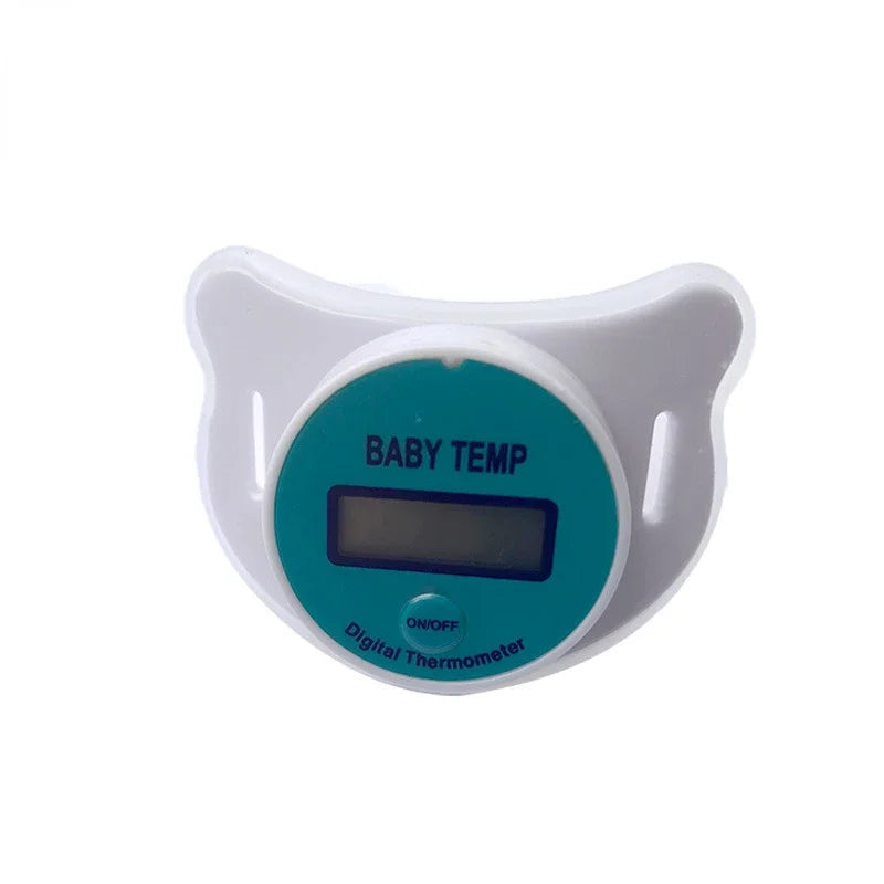 Digital Baby Pacifier Thermometer – LCD Display, Oral Temperature Monitor with Alarm