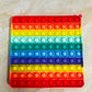 20CM Large Pop It Fidget Toy – Square & Round Sensory Stress Relief Toy