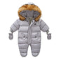Winter Baby Jumpsuit – Warm Hooded Velvet Snowsuit