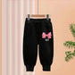 Autumn Baby Girl Two-Piece Tracksuit – Bow & Letter Print Cotton Set