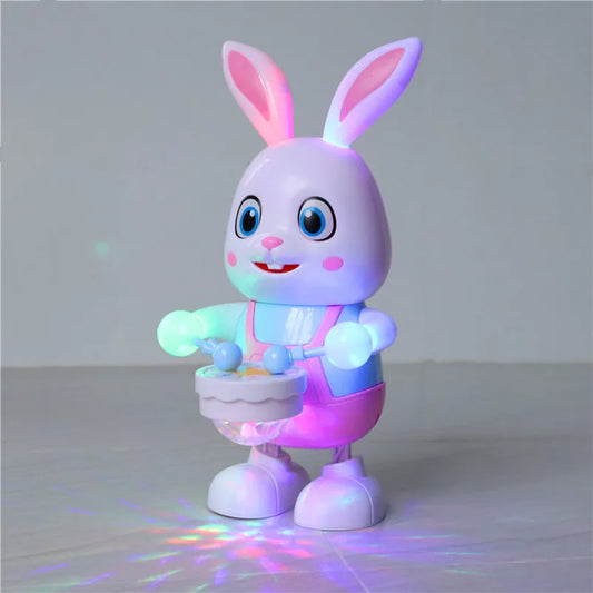 Dancing Robot Bunny – Musical LED Electric Pet Toy for Kids