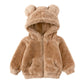 Winter Baby Hoodie – 1-3Y Zipper Jacket with Cute Ear Design