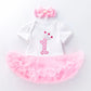 Baby Girl Summer Outfit – Short Sleeve Top & Skirt 2-Piece Set