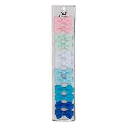 12-Piece Baby & Kids Grosgrain Ribbon Bow Hair Clips