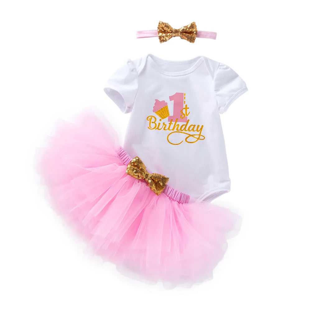 Baby Girl Summer Outfit – Short Sleeve Top & Skirt 2-Piece Set