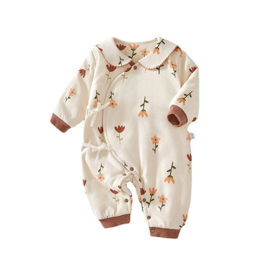 Newborn Butterfly Outfit – Thickened Double-Layer Cotton Monk Clothes