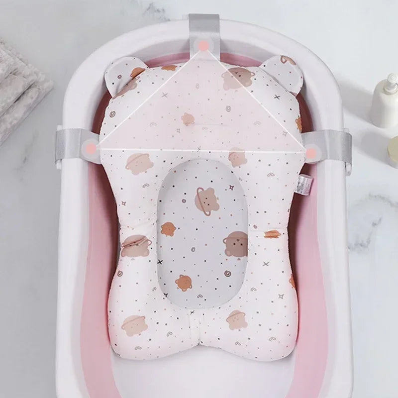Non-Slip Baby Bath Cushion – Soft & Supportive Newborn Bathtub Mat