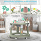 Baby Walker – 5 Adjustable Heights, 360° Swivel Seat & Detachable Toys