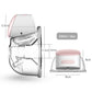 Portable Wearable Electric Breast Pump Hands-Free 8oz/240ml BPA-Free 3 Modes 10 Suction Levels